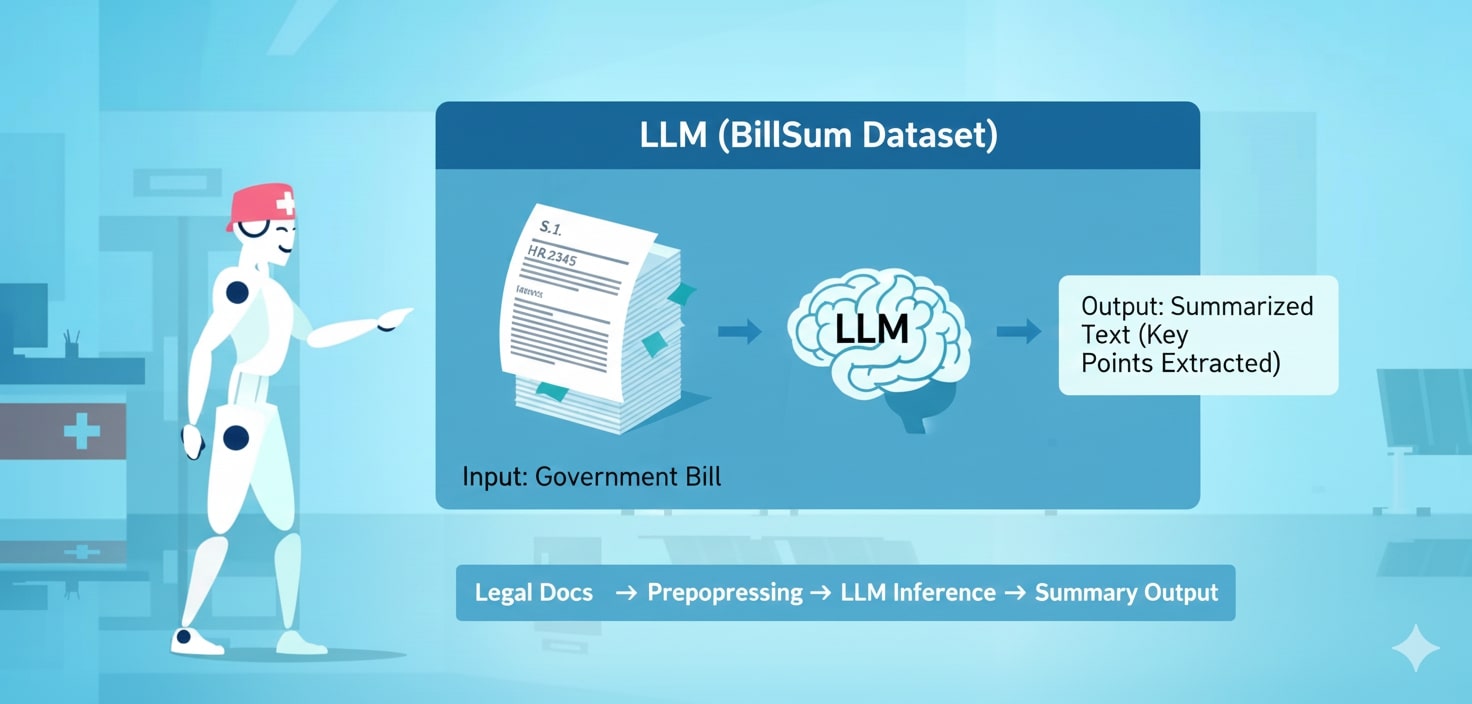 Summarization using LLMs (BillSum)